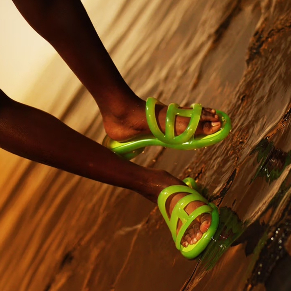 Melissa x Telfar Jelly Slide Sandals